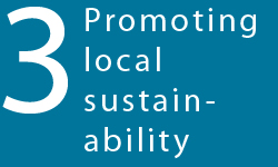 Promoting local sustainability