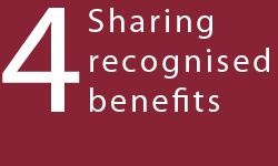 Sharing recognised benefits