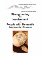 Strengthening the involvement of people with dementia toolkit supplement
